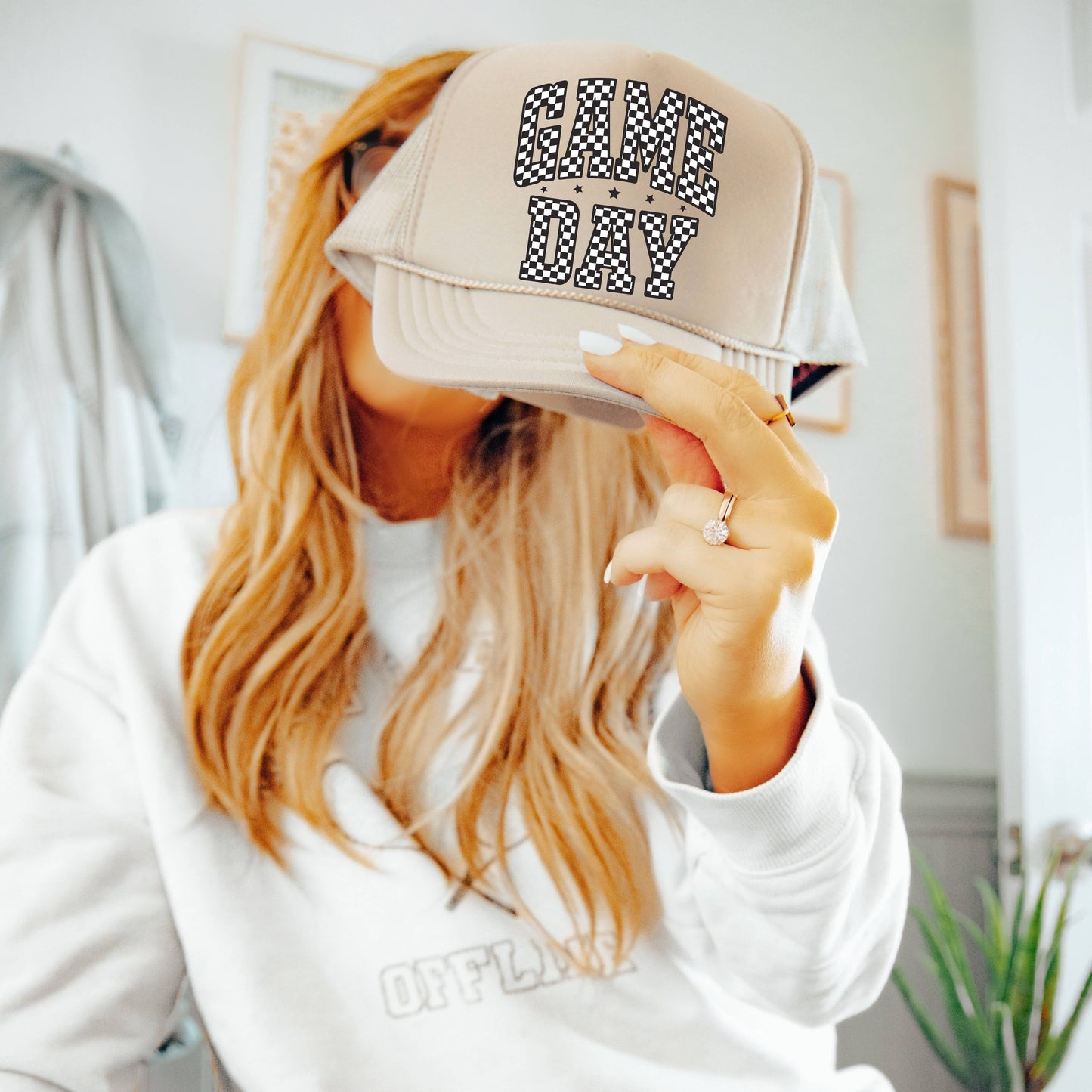 Game Day Trucker Hat BLK