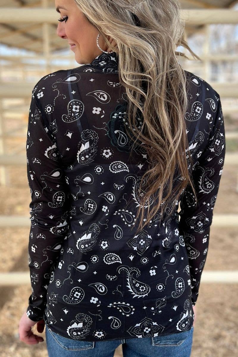 Bandana Mesh Top