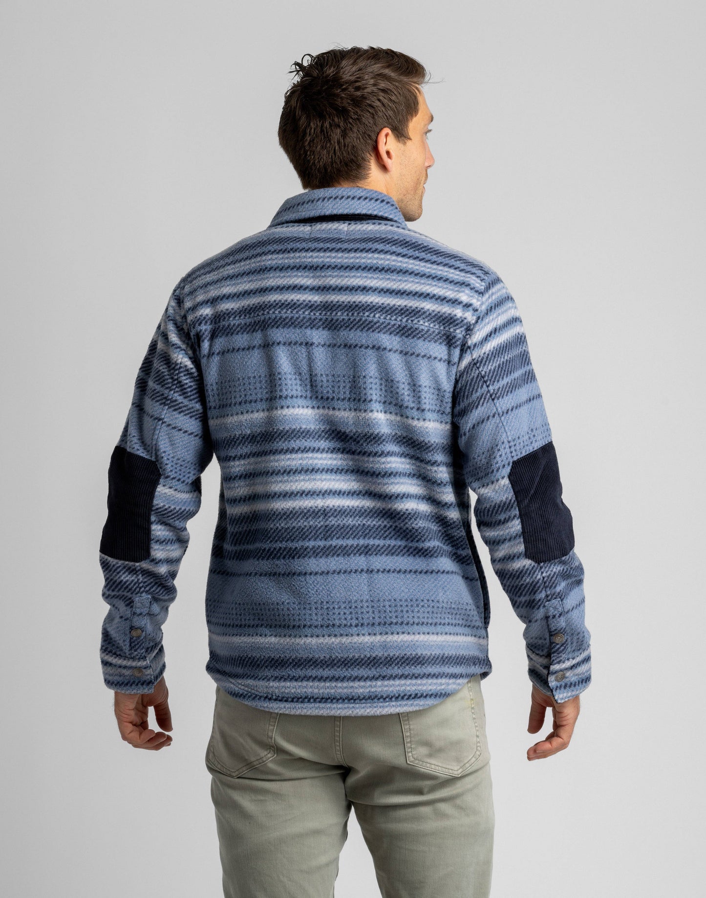 Bear Pebbled Fleece Shirt Jacket