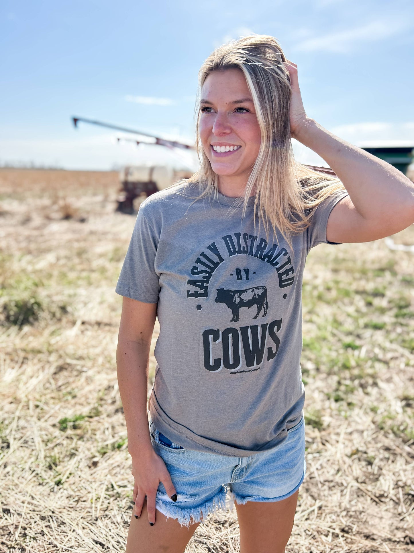 Easily Distracted By Cows Tee