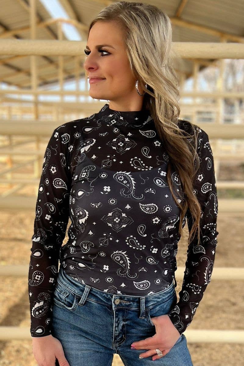 Bandana Mesh Top