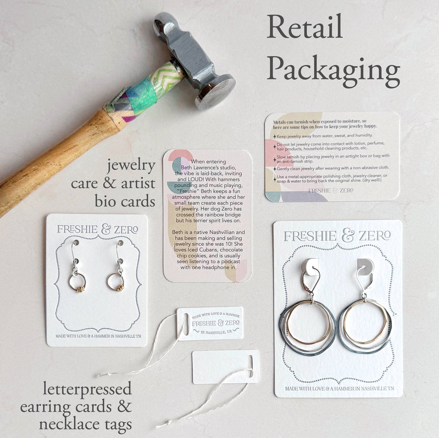 Cosmos Hoop Earrings