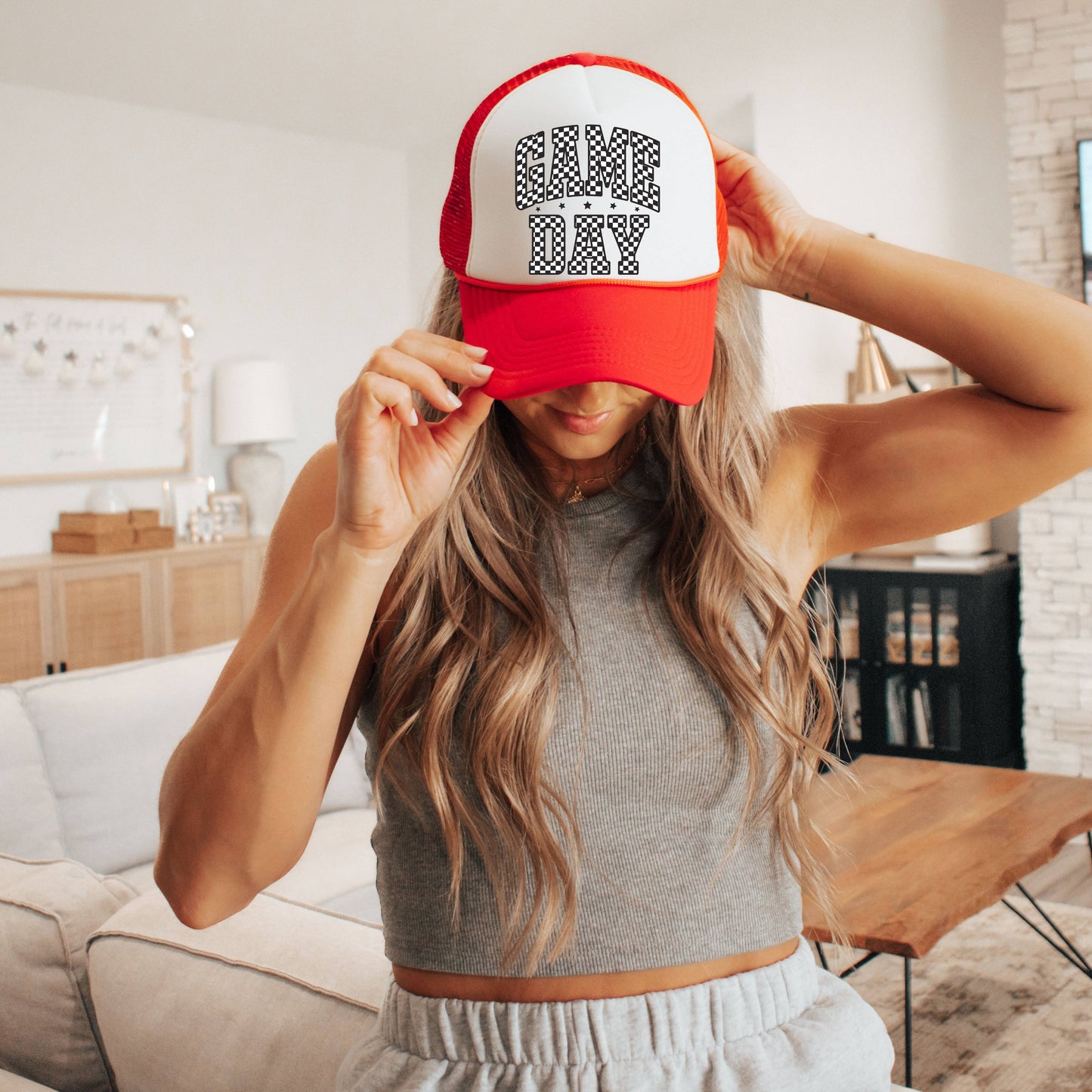 Game Day Trucker Hat BLK