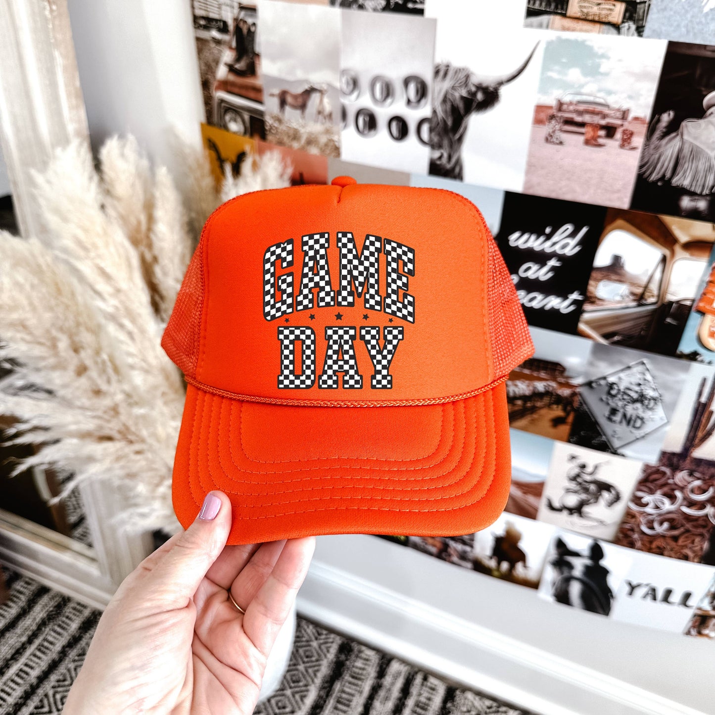 Game Day Trucker Hat BLK