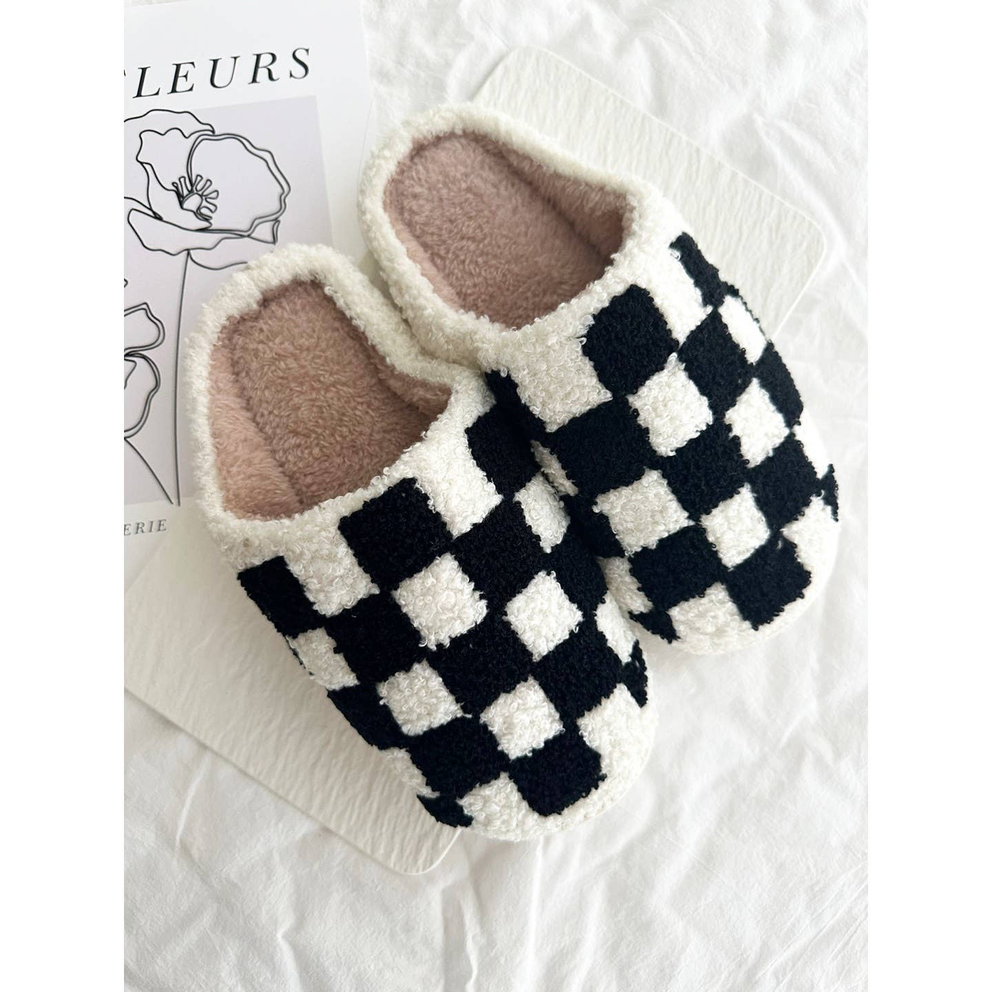Checkered Slippers