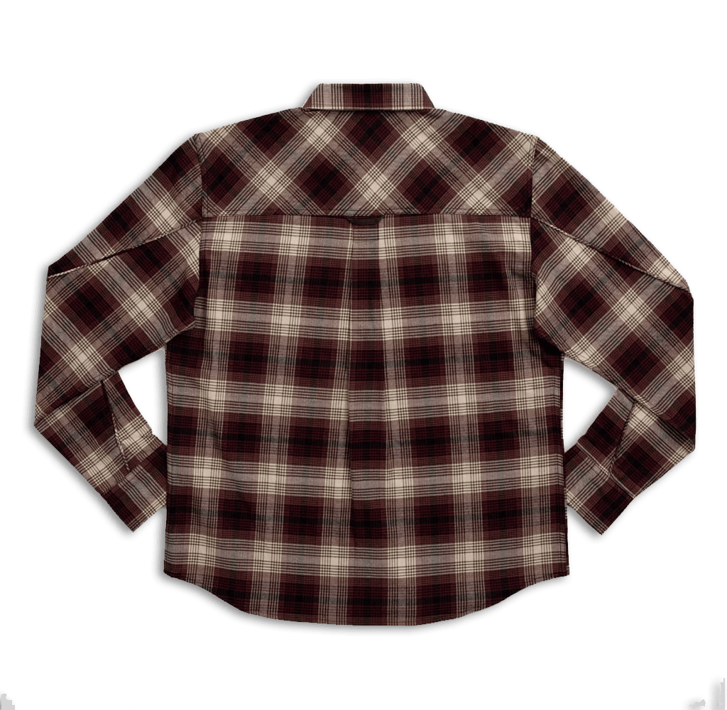 Foreman Stretch Flannel: Brass & Pine / MD