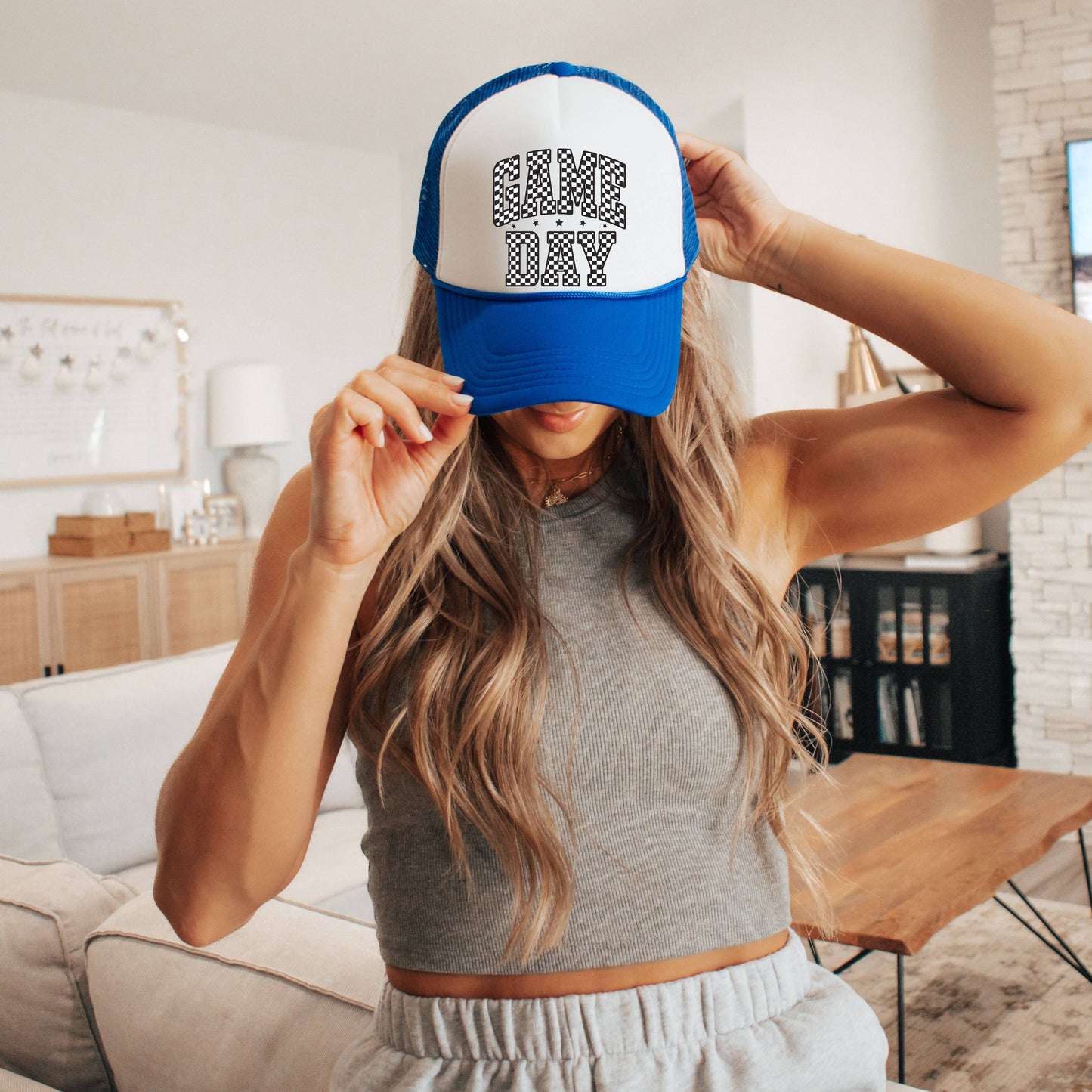 Game Day Trucker Hat BLK
