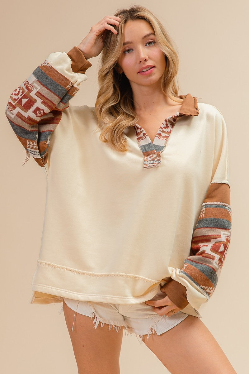 AZTEC MIXED TOP