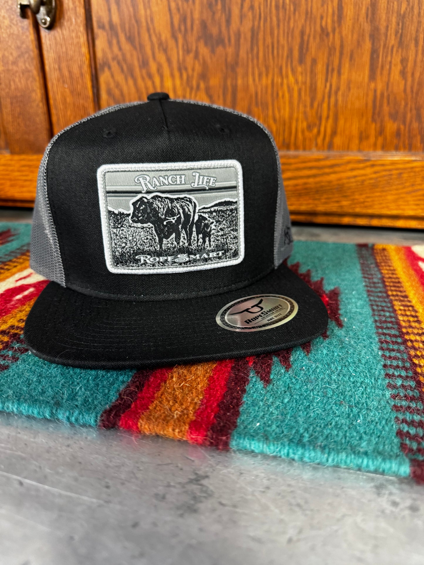 Rope Smart Hat/blk RANCH LIFE