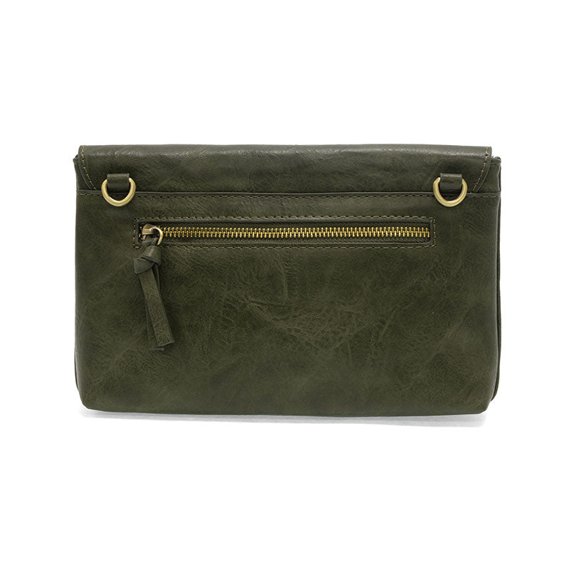 joy/CLAUDIA KEYHOLE ENVELOPE CLUTCH/forest green
