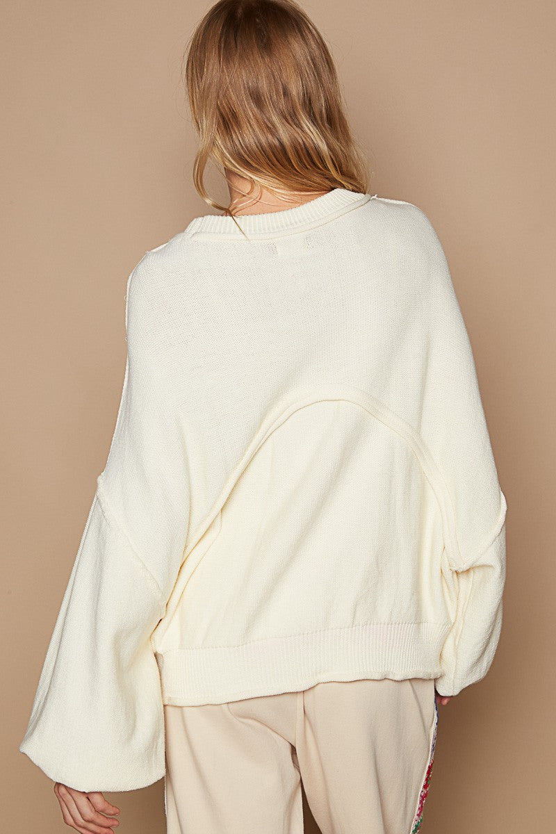 BALLOON SLEEVE SWEATER