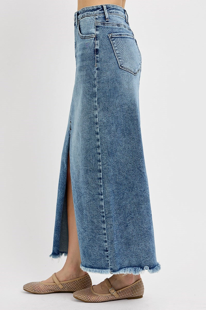 HIGH RISE DENIM SKIRT