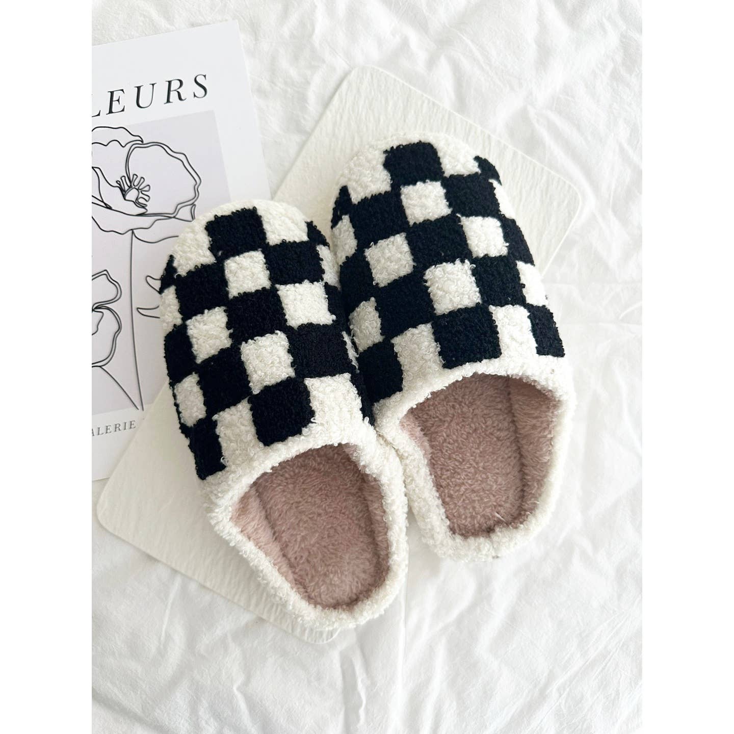 Checkered Slippers