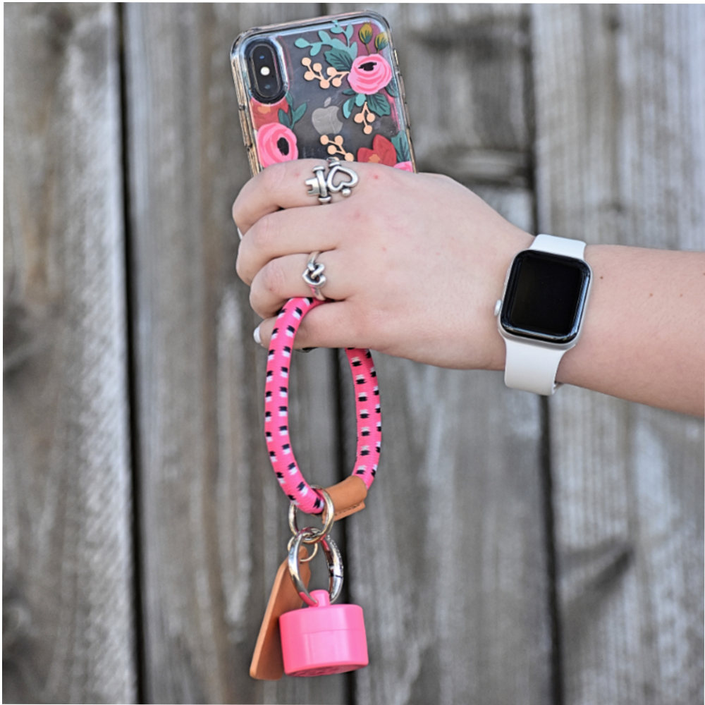 Pink Lion Latch Jewelry/Pill Tote