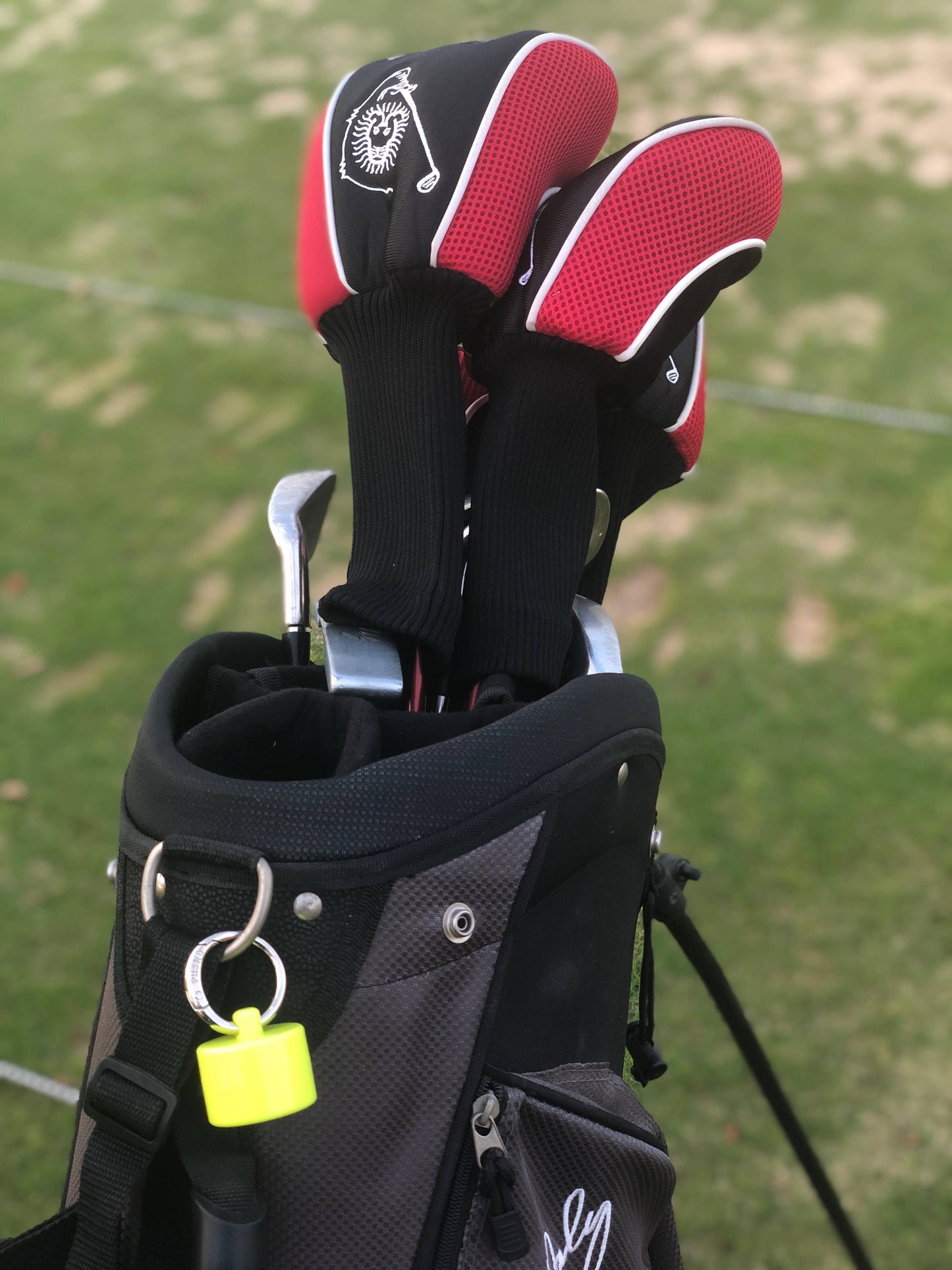 Fluorescent Yellow Lion Latch Jewelry/Pill Tote