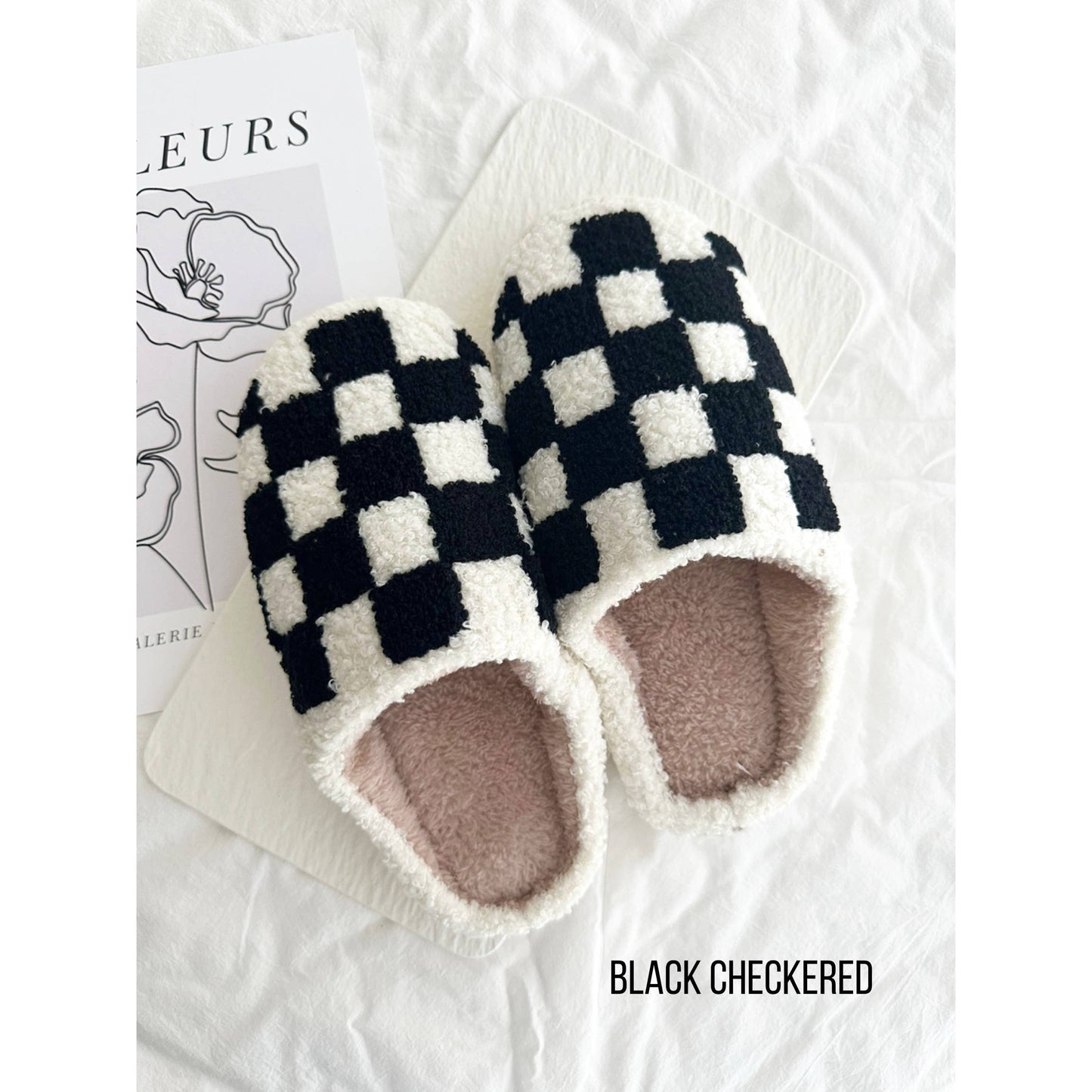Checkered Slippers