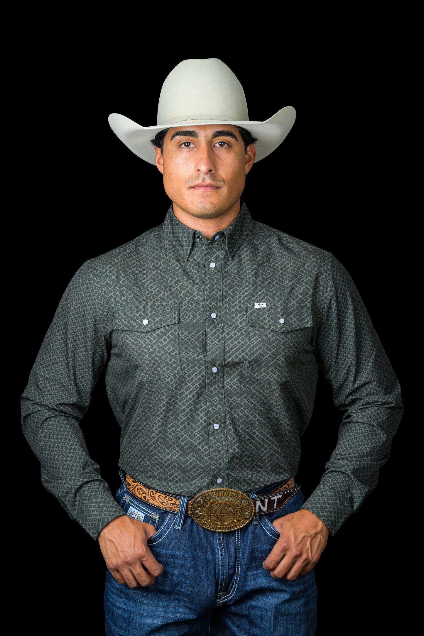 FERRELL GEO PRINTED LONG SLEEVE