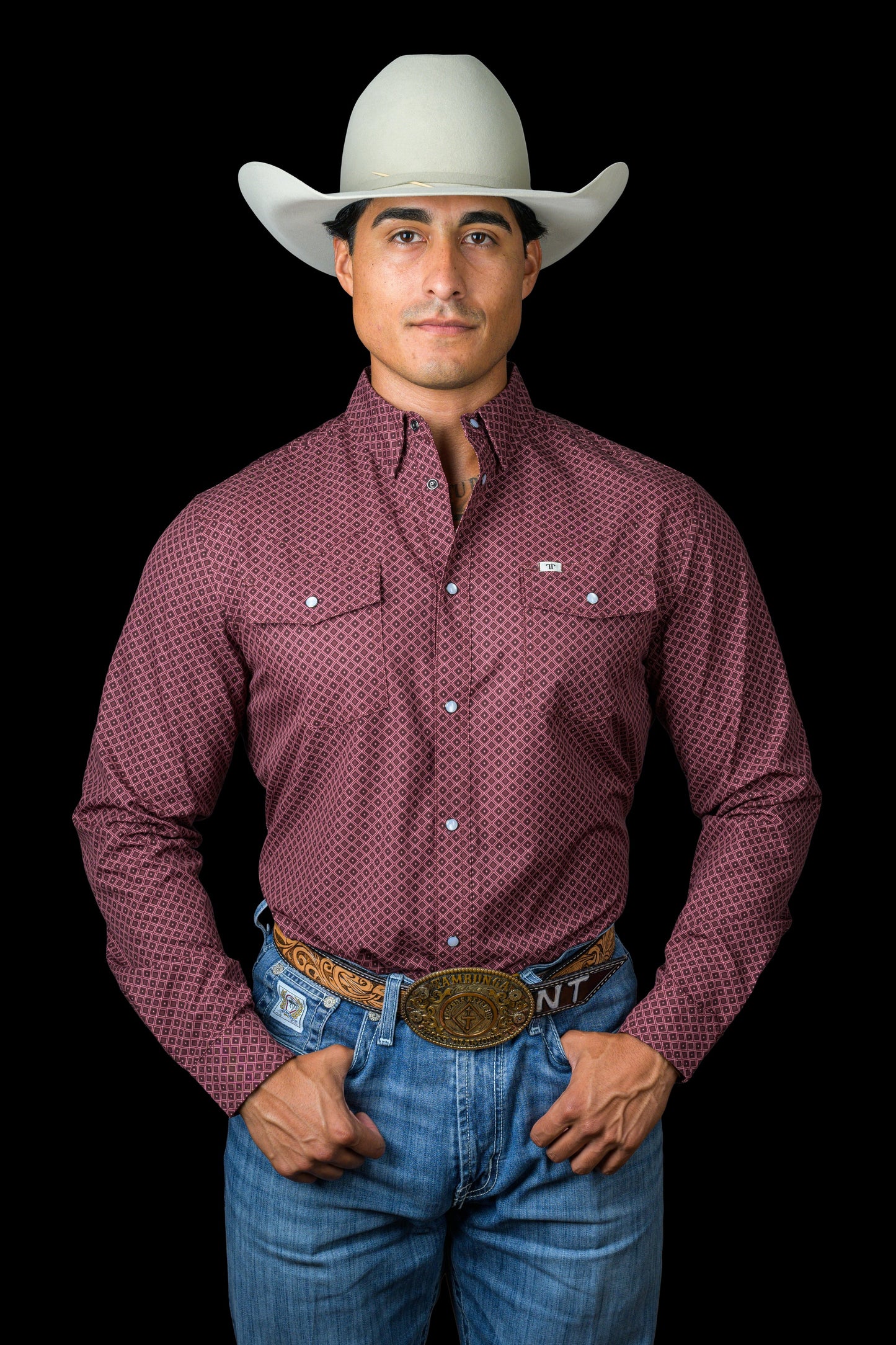 FERRELL GEO PRINTED LONG SLEEVE