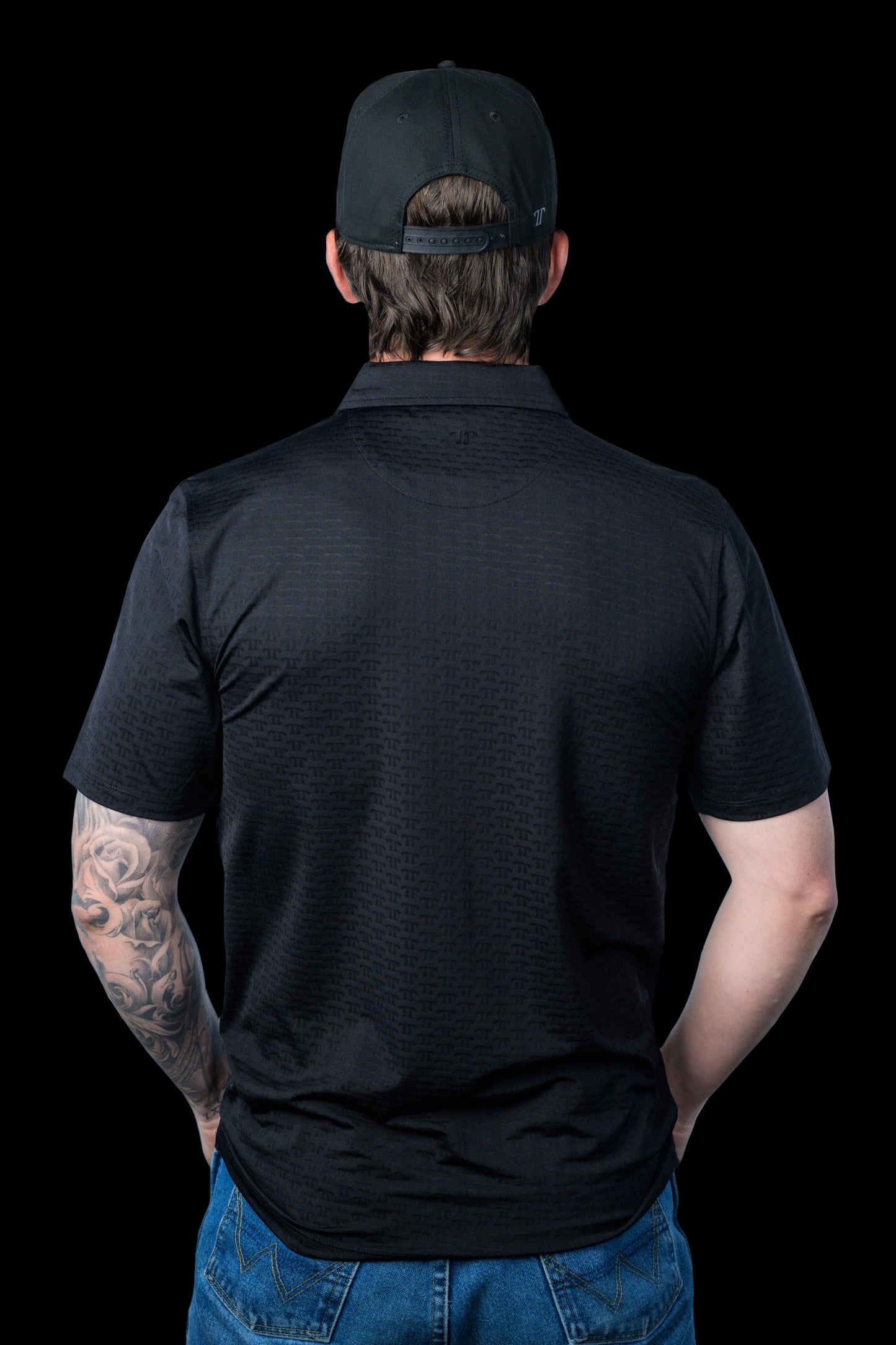 FERRELL POLO - BLACK LASER
