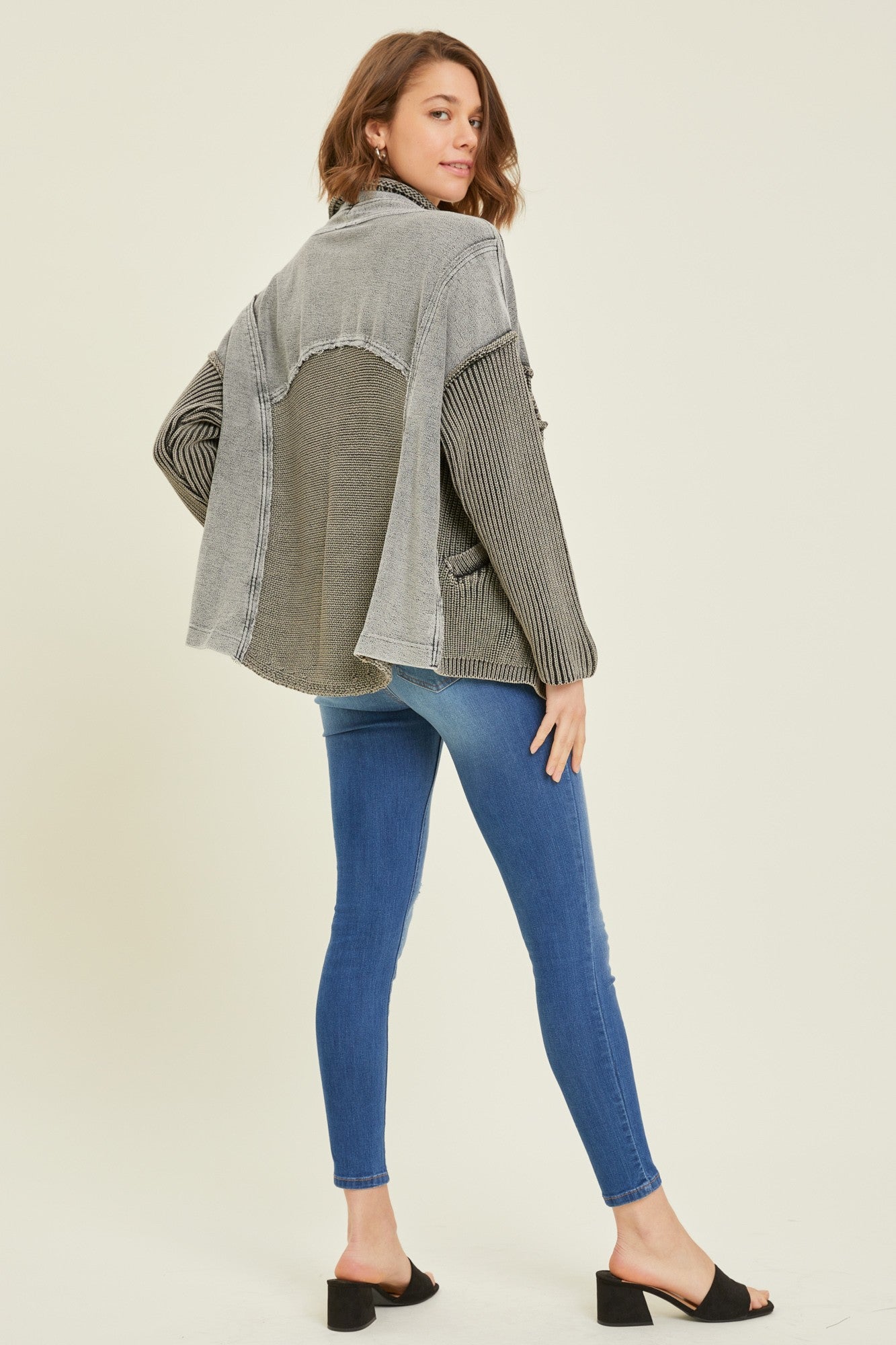 French Terry Cardigan (extended sizing)