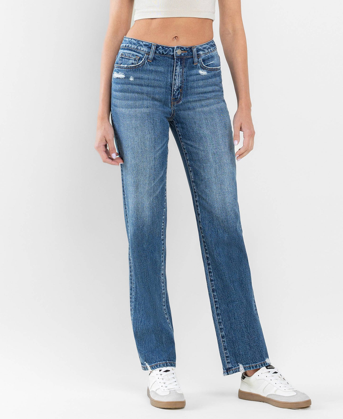 HIGH RISE RELAXED STRAIGHT JEANS