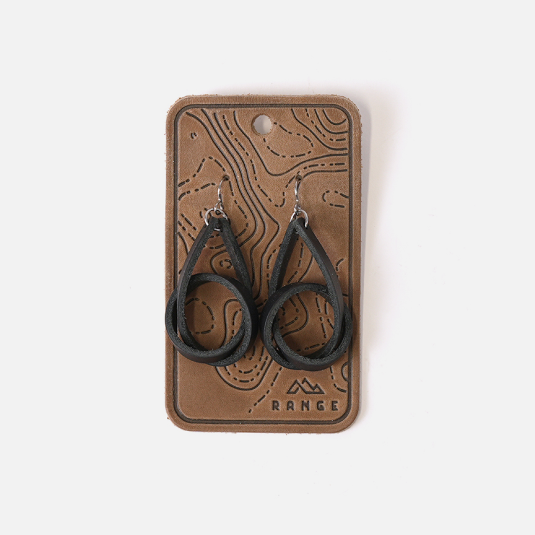 Knot Earrings: Nut Brown
