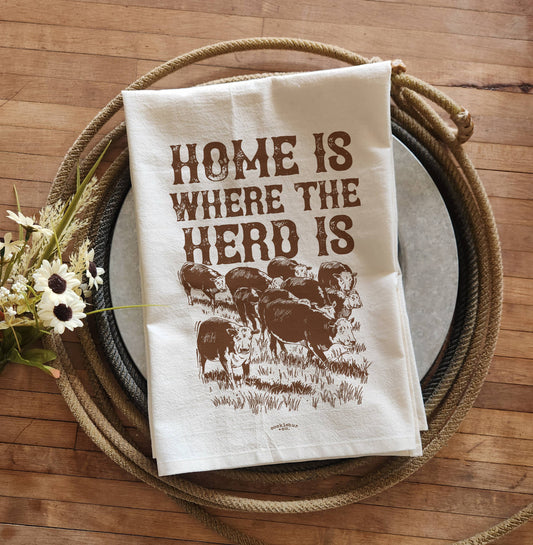 Herd Tea Towel