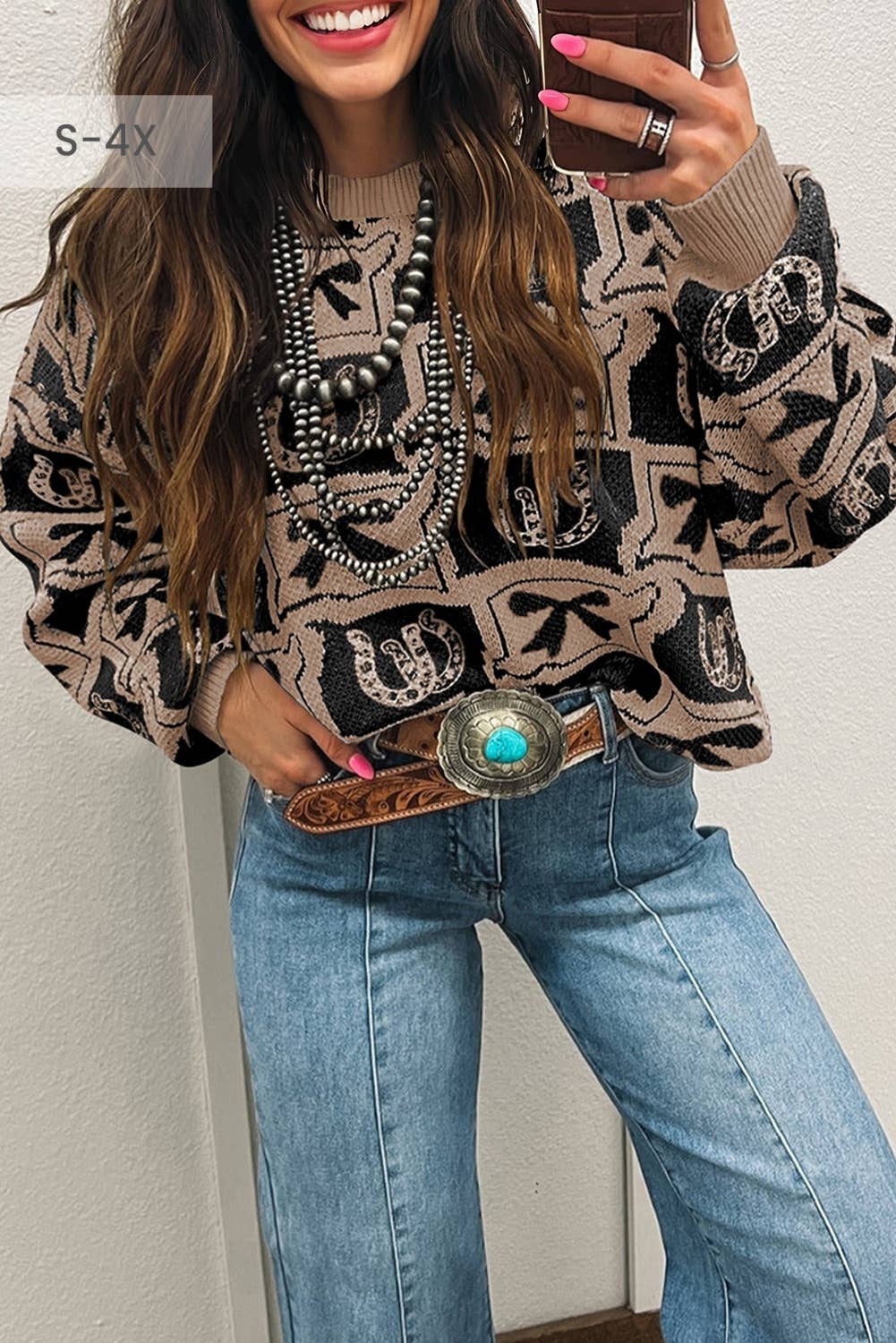 Bows & Horseshoes Sweater
