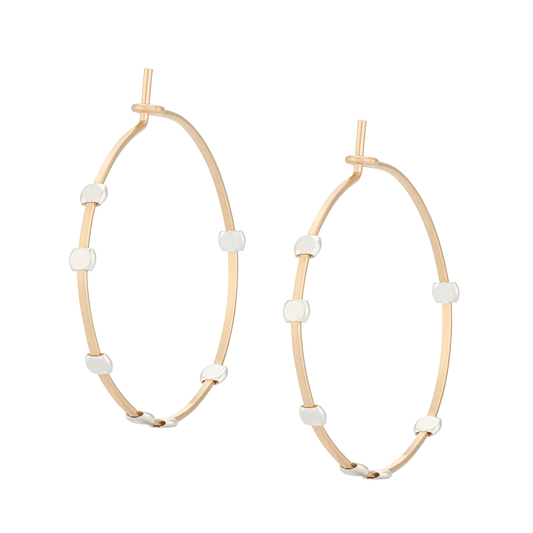 Cosmos Hoop Earrings