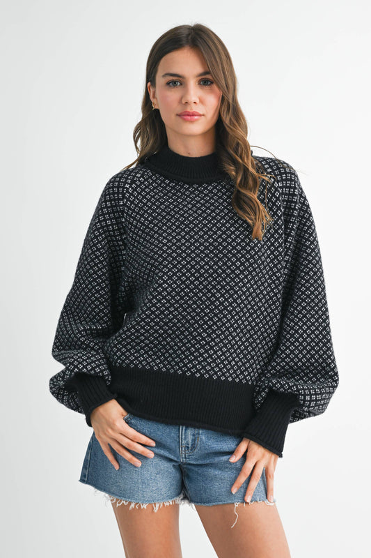 Echo Sweater/Blk