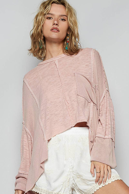 Oversized Slub Top
