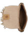 BED STU EASTEND FRINGE CROSSBODY in TAN