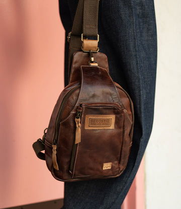 BedStu Beau Slingbag-Teakwood & Oats Rustic