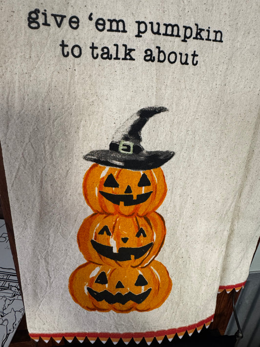 Fall Towel/Pumpkin