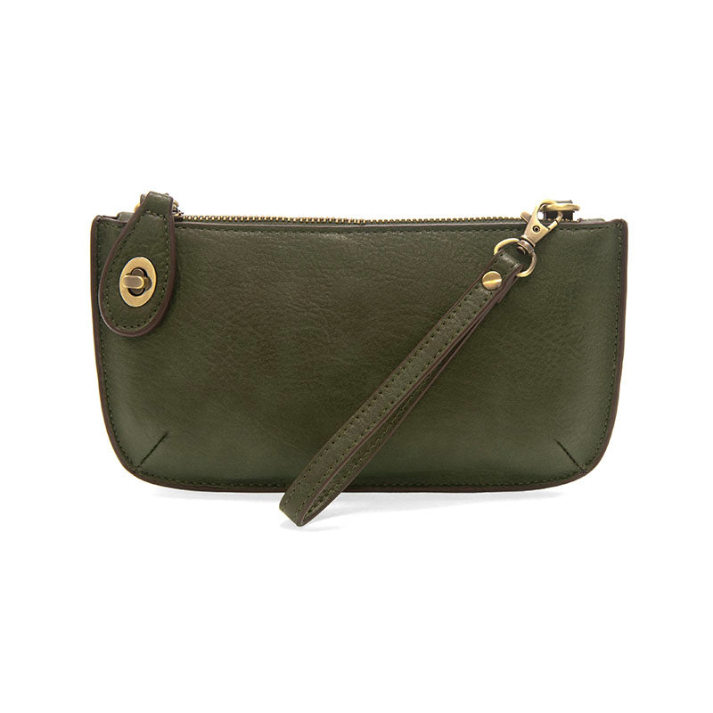 joy/Mini Wristlet Clutch/Hunter Green