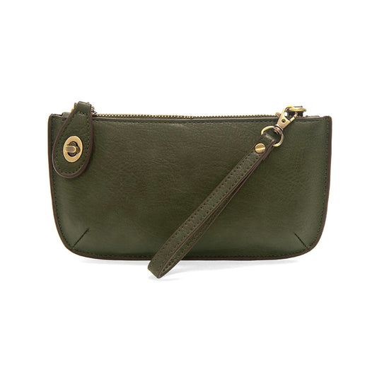 joy/Mini Wristlet Clutch/Hunter Green