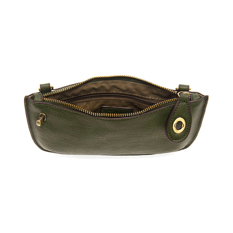 joy/Mini Wristlet Clutch/Hunter Green