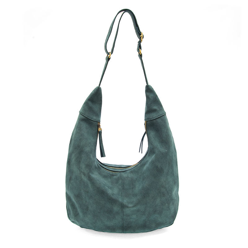 joy/ROCHELLE CRESENT HOBO/deep teal
