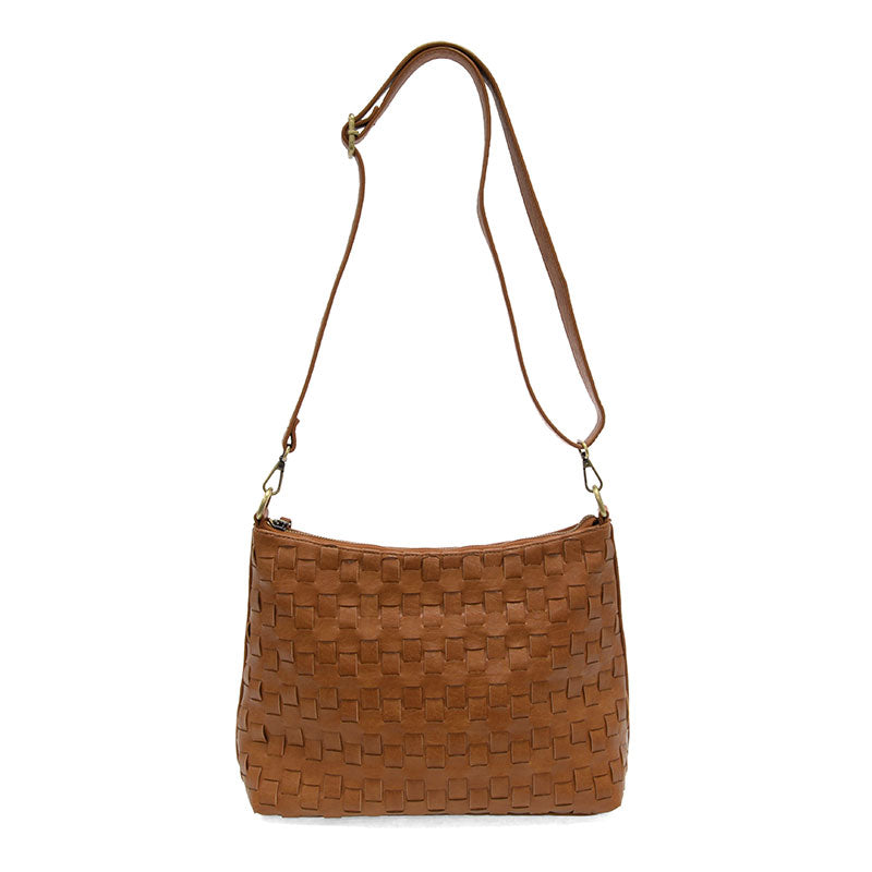 joy/COGNAC WINNIE WOVEN HOBO