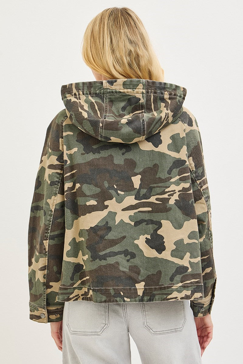 Hooded Camo Jacket