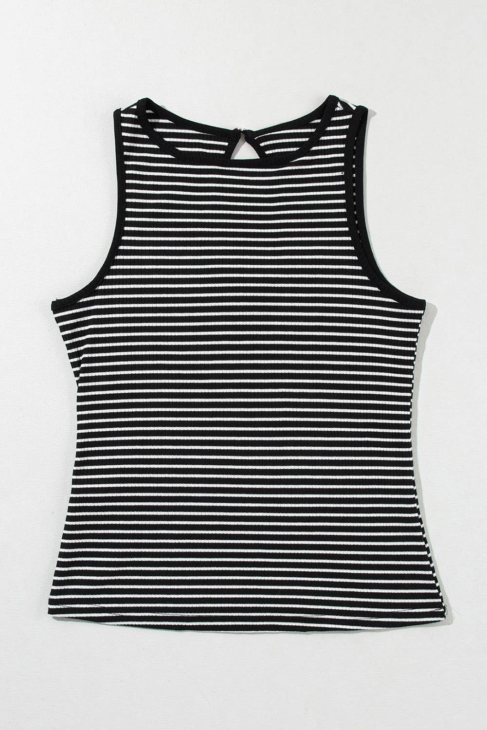 Striped Ribbed Tank