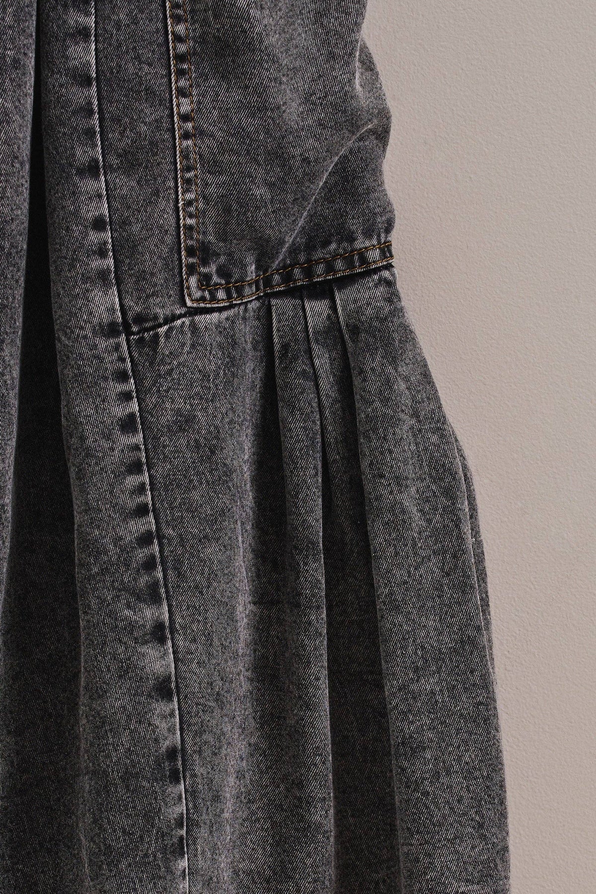 Utility Wide Leg Pants/Charcoal