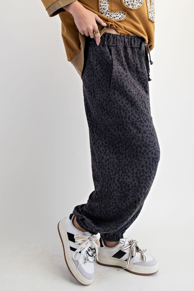 Terry Ash Pants/Charcoal