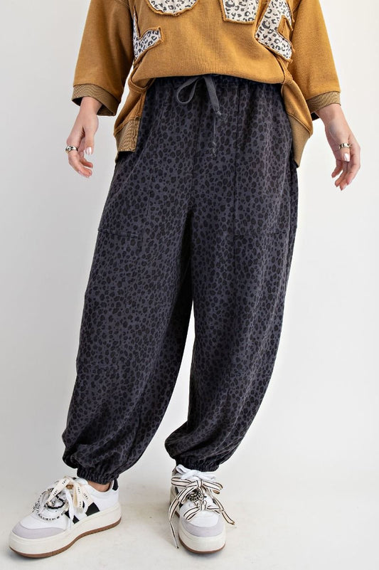 Terry Ash Pants/Charcoal