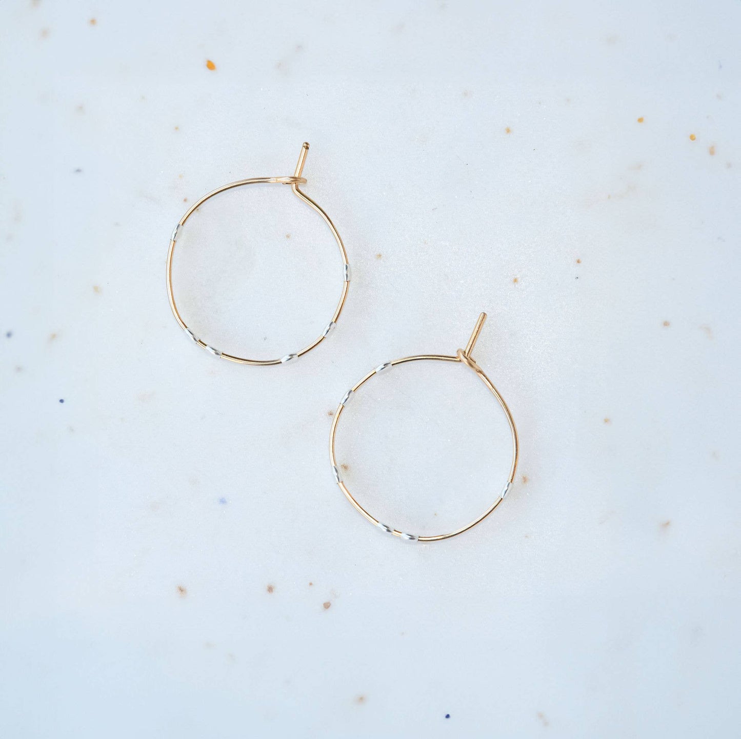 Cosmos Hoop Earrings