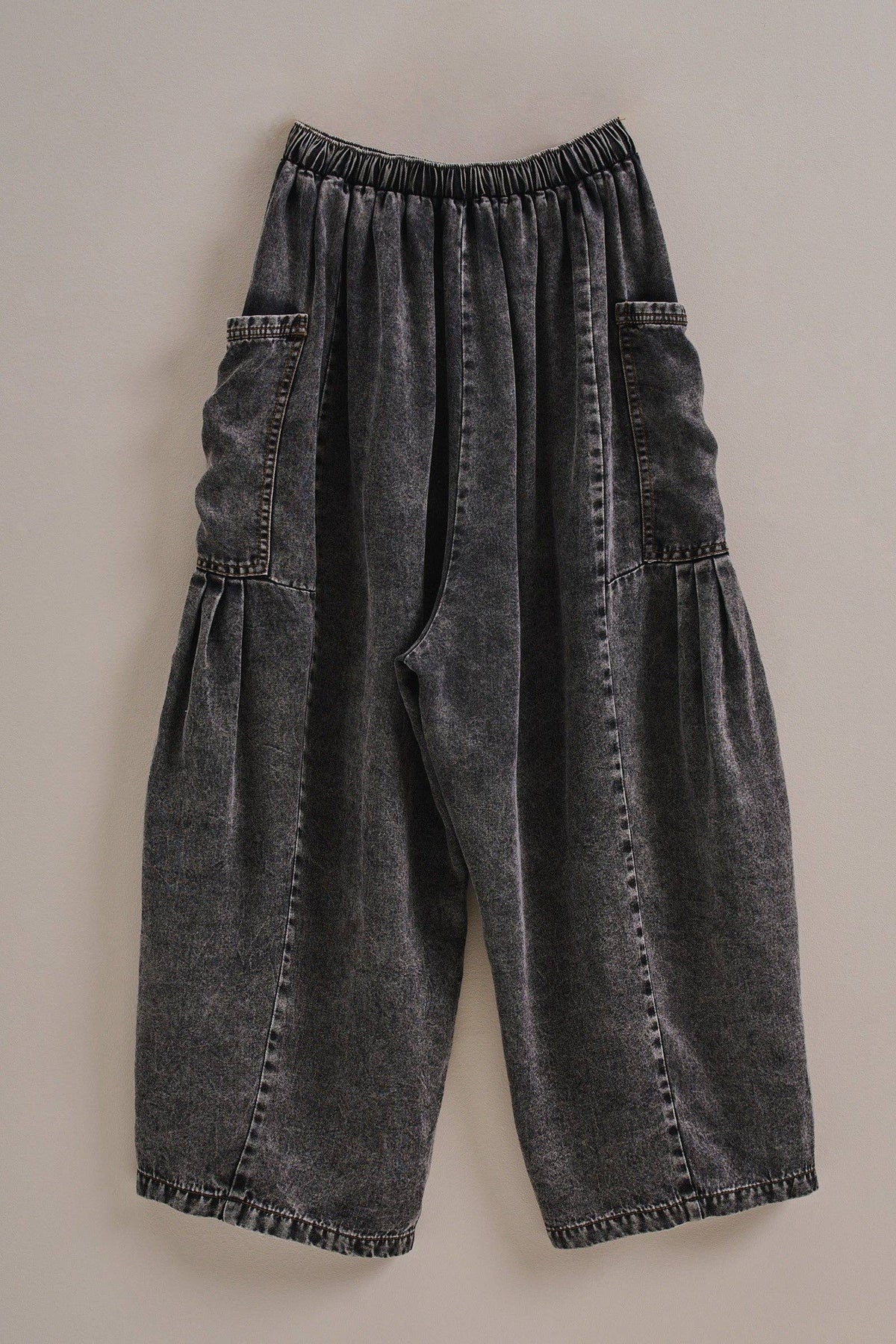 Utility Wide Leg Pants/Charcoal