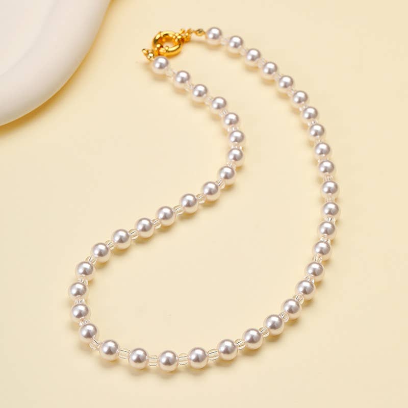 Glass Stone Mixed Necklace/Primary