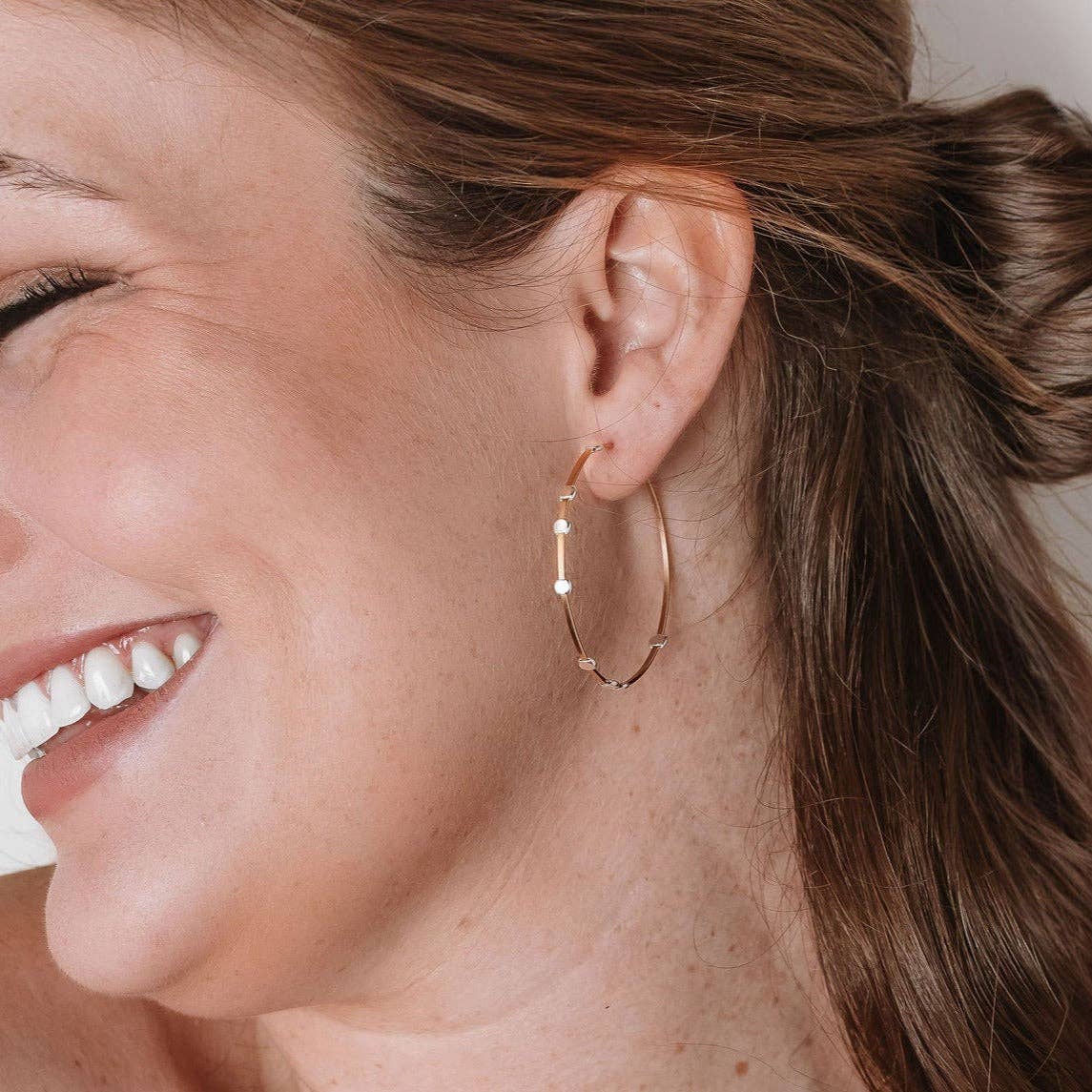 Cosmos Hoop Earrings