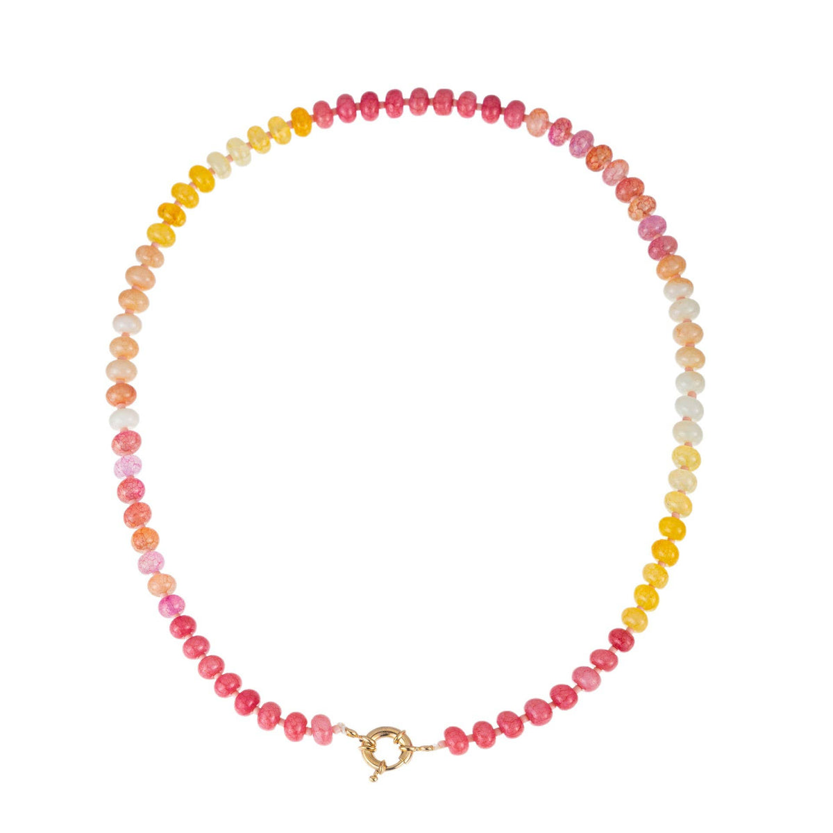 Glass Stone Mixed Necklace/Primary