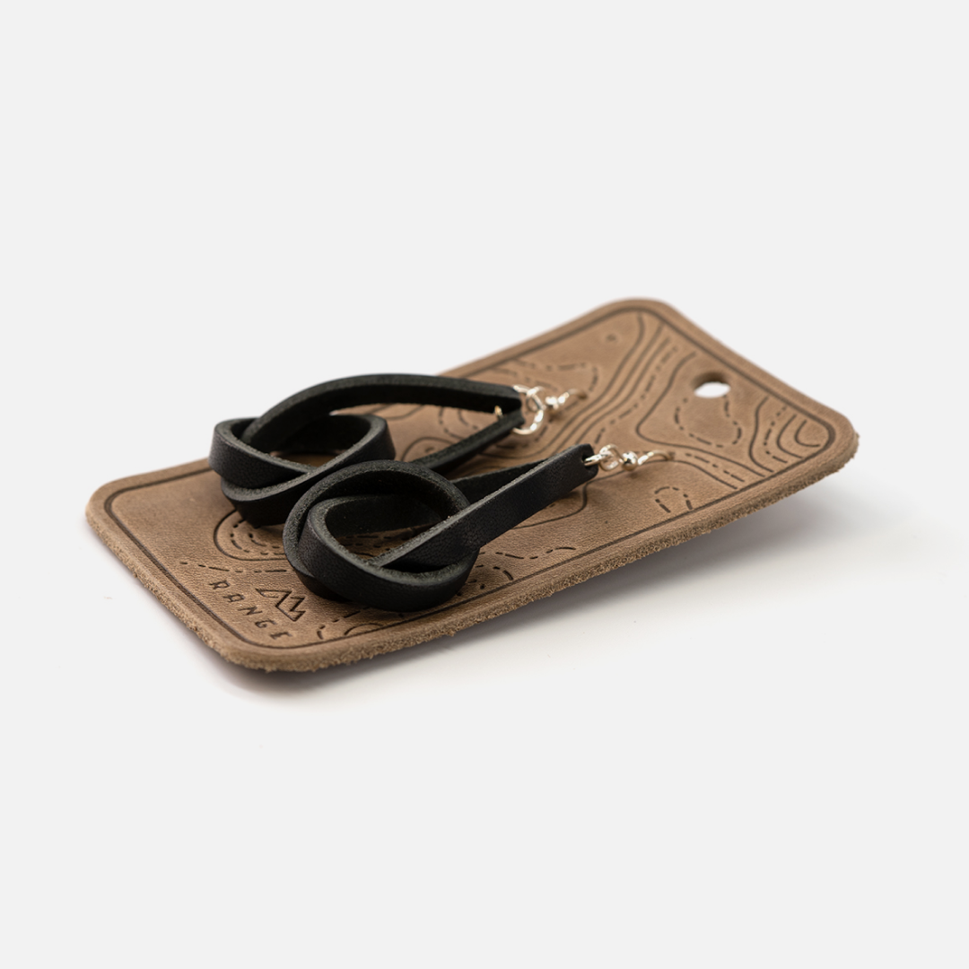 Knot Earrings: Nut Brown